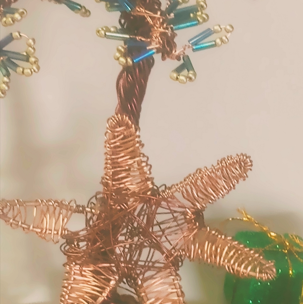 Hand Crafted Copper Tree, "Autumn at the beach" - Picture 3 of 5